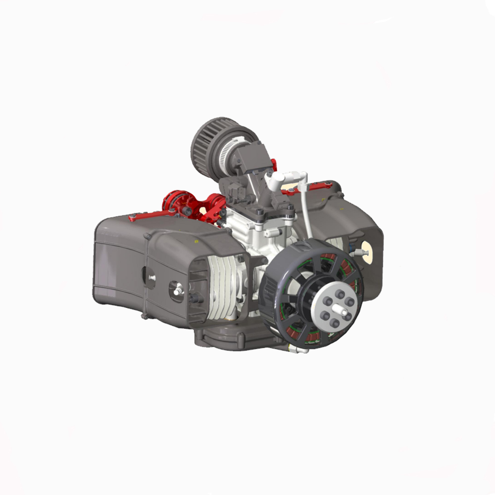 B2H120 two stroke 10HP electric control gas engine for UAV