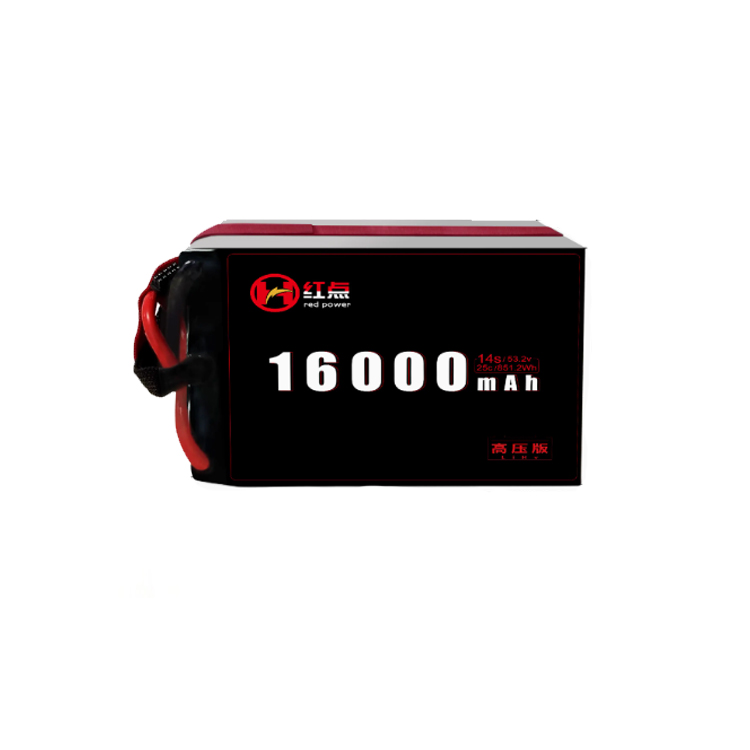 14S 16000mah Li-HV battery 25C 53.2V with XT90 plug