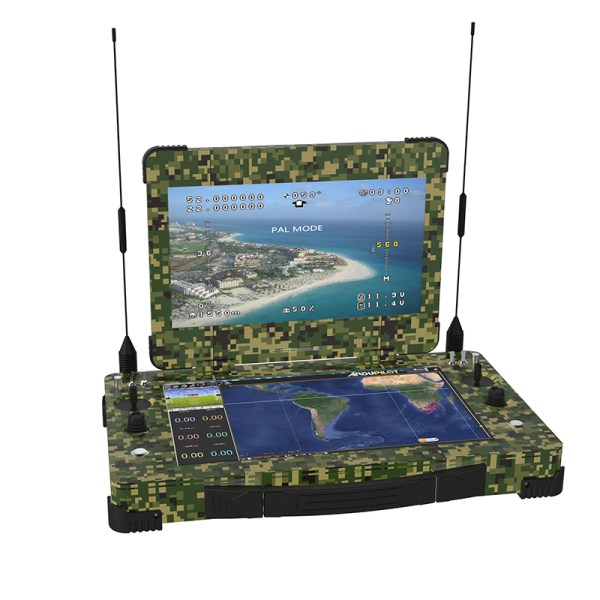 ground station 14 channels portable Ground Control Station is designed for controlling unmanned vehicles